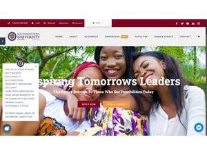 Southwestern University, Nigeria's Website Screenshot