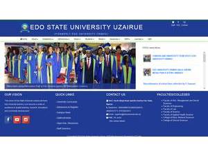 Edo University's Website Screenshot
