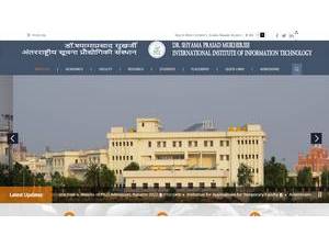 अंतर्राष्ट्रीय सूचना प्रौद्योगिकी संस्थान, नया रायपुर's Website Screenshot