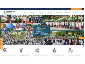 સંકલચંદ પટેલ યુનિવર્સિટી's Website Screenshot