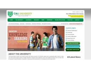 CMJ University's Website Screenshot