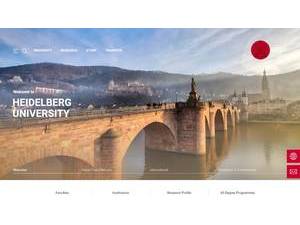 Heidelberg University's Website Screenshot