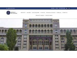 Azerbaycan Tibb Universiteti's Website Screenshot