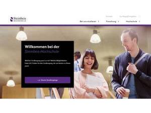 Steinbeis-Hochschule's Website Screenshot