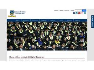 Khana-e-Noor University's Website Screenshot