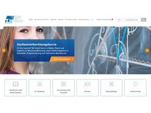 Technische Hochschule Wildau's Website Screenshot