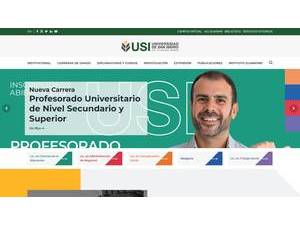 Universidad de San Isidro's Website Screenshot