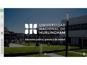 Universidad Nacional de Hurlingham's Website Screenshot