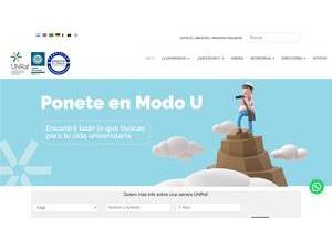 Universidad Nacional de Rafaela's Website Screenshot