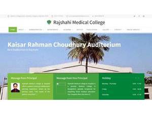 Rajshahi Medical University's Website Screenshot