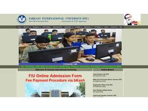 Fareast International University's Website Screenshot