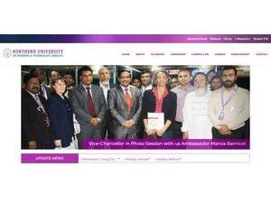 Northern University of Business and Technology, Khulna's Website Screenshot
