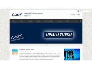 Victoria International University's Website Screenshot