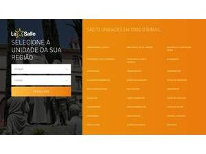 Universidade La Salle's Website Screenshot