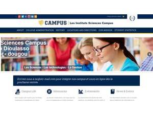 Sciences Campus Institute's Website Screenshot