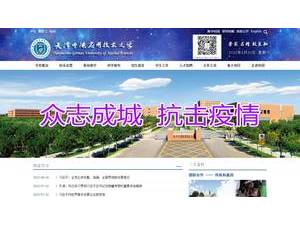 Tianjin Zhongde University of Applied Sciences's Website Screenshot