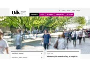 University of Augsburg's Website Screenshot