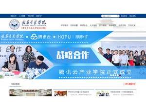 Wuchang Shouyi University's Website Screenshot