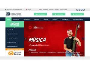 Fundacion Universitaria Bellas Artes's Website Screenshot