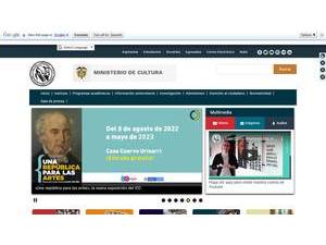 Caro and Cuervo Institute's Website Screenshot