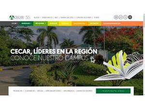 Corporacion Universitaria del Caribe's Website Screenshot