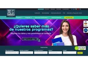 University Corporation of Huila's Website Screenshot