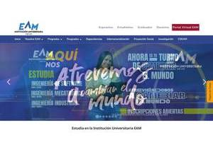 Institucion Universitaria EAM's Website Screenshot