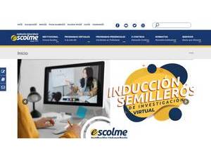 Colombian School of Marketing Foundation's Website Screenshot