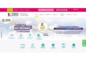 Konrad Lorenz University Foundation's Website Screenshot