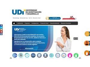Corporación Universidad de Investigación y Desarrollo's Website Screenshot