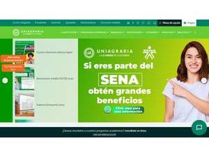 Fundacion Universitaria Agraria de Colombia's Website Screenshot