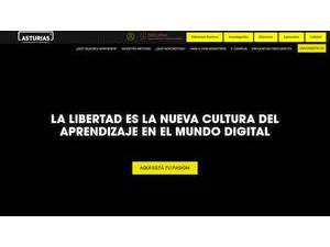 Corporacion Universitaria de Asturias's Website Screenshot