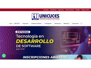 Corporacion Universitaria Centro Superior's Website Screenshot