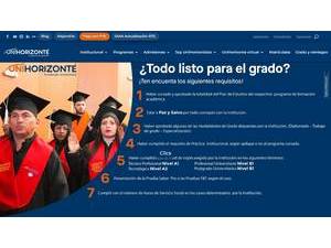 Fundacion Universitaria Horizonte's Website Screenshot