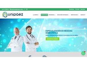 Fundacion Universitaria Luis G. Paez's Website Screenshot