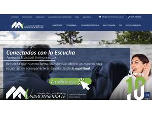 Monserrate University Foundation's Website Screenshot