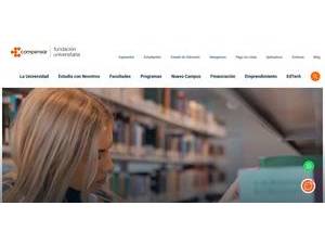 Fundación Universitaria Compensar's Website Screenshot