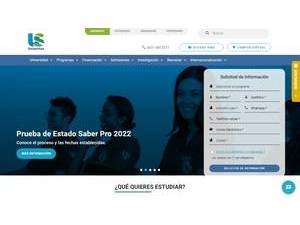 Fundacion Universitaria Sanitas's Website Screenshot