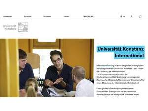 University of Konstanz's Website Screenshot