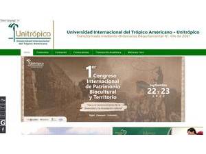 Fundacion Universitaria Internacional del Tropico Americano's Website Screenshot
