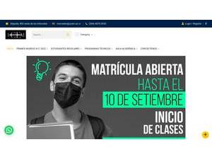 Universidad de Ciencias Empresariales's Website Screenshot