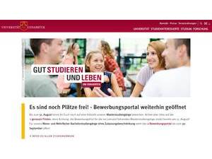 Osnabrück University's Website Screenshot