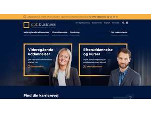 Erhvervsakademiet Copenhagen Business's Website Screenshot