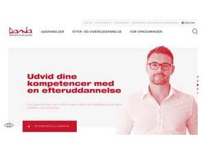 Erhvervsakademi Dania's Website Screenshot