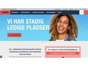 Københavns Erhvervsakademi's Website Screenshot