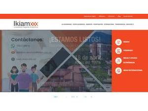 Universidad Regional Amazónica IKIAM's Website Screenshot