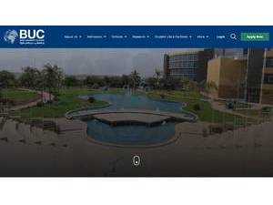 Badr University in Cairo's Website Screenshot