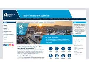 University of Siegen's Website Screenshot