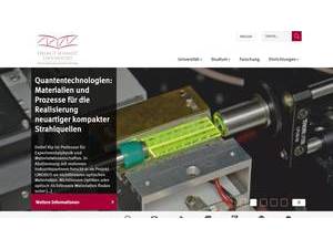 Helmut Schmidt University's Website Screenshot