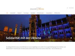 Bundeswehr University Munich's Website Screenshot